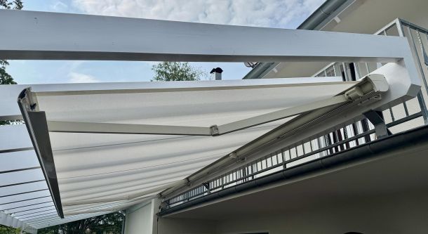 Pergola-Markise für großflächige Terrassen