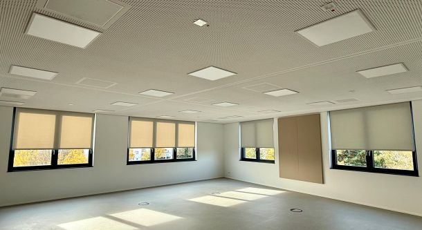 Blendschutzlösung für Seminar- und Schulungsräume